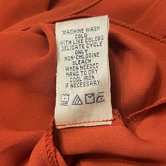 Sophie Max Orange Blouse M - Picture 6 of 6